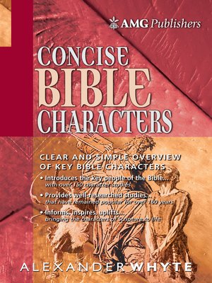 cover image of AMG Concise Bible Characters